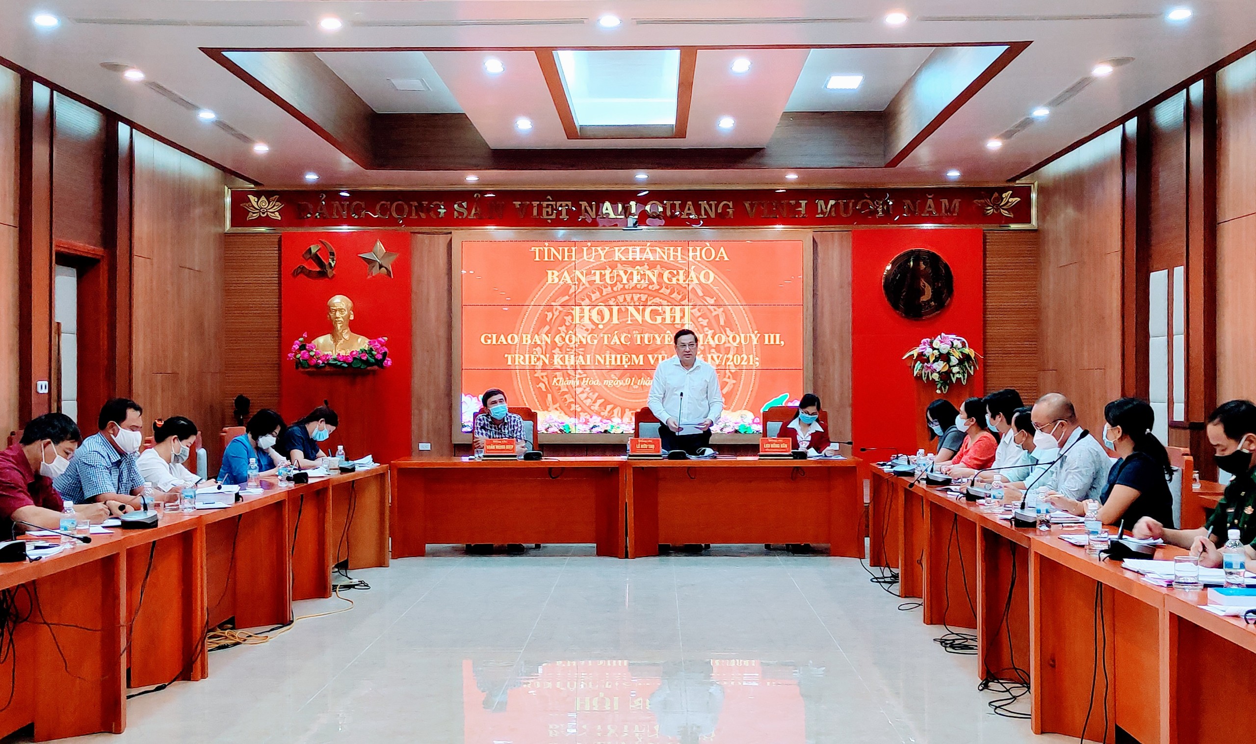 Hội nghị giao ban công tác tuyên giáo quý III năm 2021