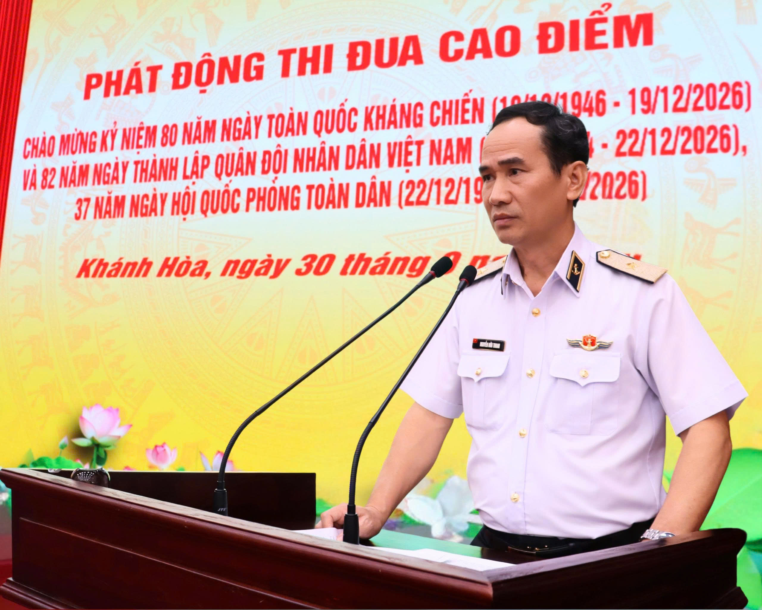 Học viện Hải quân phát động đợt thi đua cao điểm 