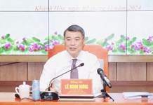 Trưởng Ban Tổ chức Trung ương Lê Minh Hưng làm việc với Ban Thường vụ Tỉnh ủy Khánh Hòa