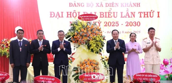 Đại hội đại biểu Đảng bộ xã Diên Khánh lần thứ nhất, nhiệm kỳ 2025-2030