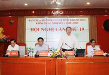 Ban Chấp hành Đảng bộ tỉnh góp ý dự thảo Đề cương Báo cáo Chính trị trình Đại hội đại biểu Đảng bộ tỉnh lần thứ XIX