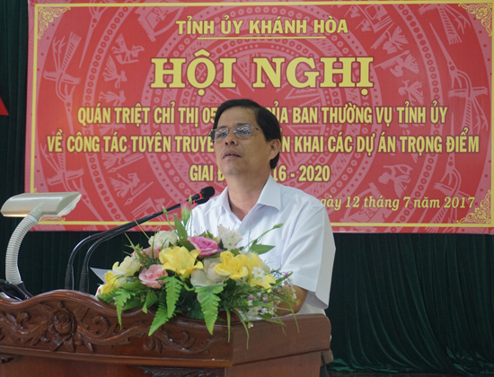 Khánh Hòa: Đẩy mạnh công tác tuyên truyền khi triển khai thực hiện các dự án trọng điểm