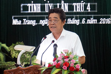 stt-Bế mạc Hội nghị Tỉnh ủy Khánh Hòa lần thứ 4