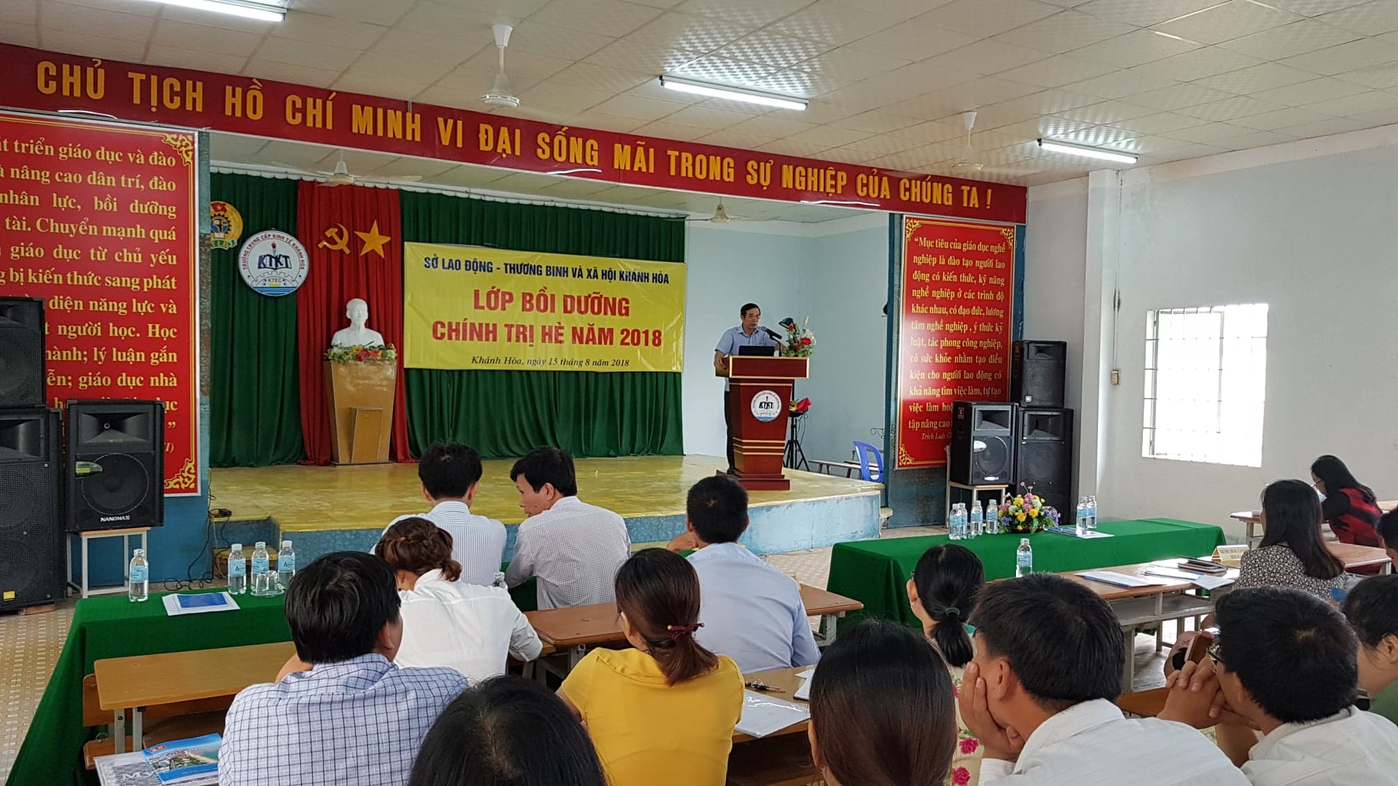 Sở Lao động, Thương binh và Xã hội tổ chức lớp bồi dưỡng chính trị hè năm 2018 