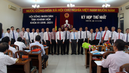 stt-Kỳ họp thứ nhất HĐND tỉnh Khánh Hòa khóa VI, nhiệm kỳ 2016-2021