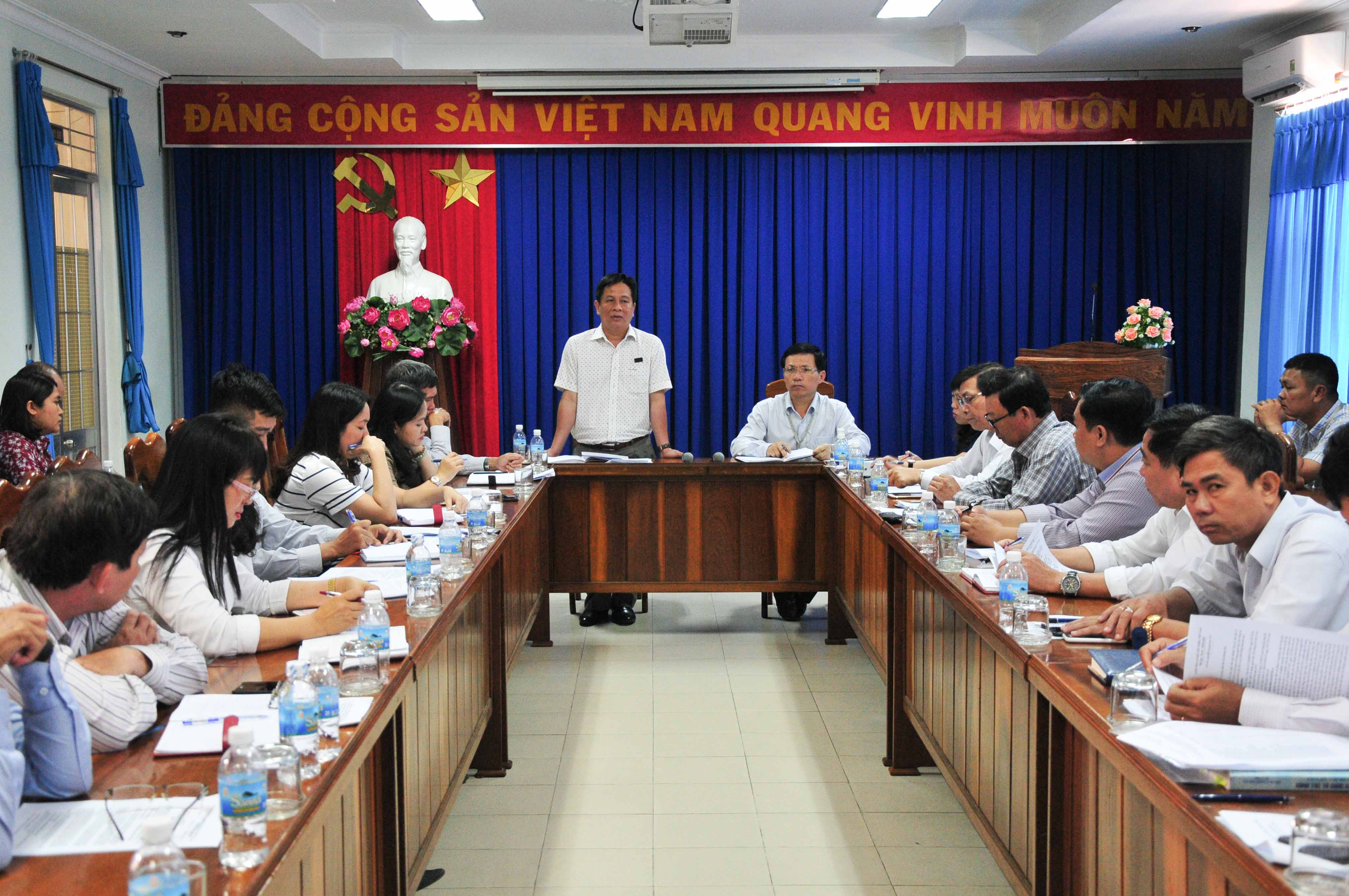Ban Tuyên giáo Tỉnh ủy làm việc với Sở Y tế 