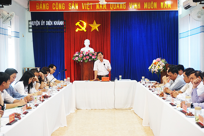 Kiểm tra công tác chuẩn bị Đại hội Đảng bộ huyện Diên Khánh