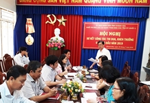 Khối thi đua các cơ quan tham mưu của Tỉnh ủy (Khối 1): Sơ kết công tác thi đua, khen thưởng 6 tháng đầu năm 2019