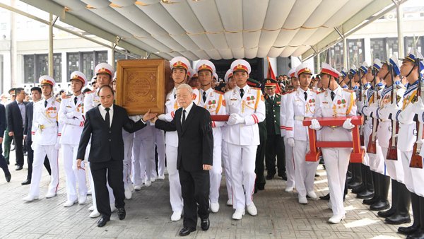 Cử hành trọng thể Lễ truy điệu nguyên Tổng Bí thư Đỗ Mười