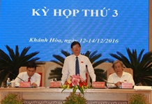 Ngày làm việc thứ 2, Kỳ họp thứ 3 HĐND tỉnh Khánh Hòa khóa VI