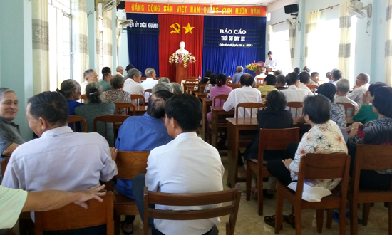 Huyện ủy Diên Khánh: Tổ chức Hội nghị thông tin thời sự trong nước và quốc tế