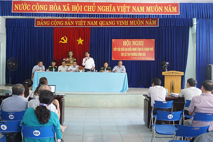 Khánh Hòa: Đại biểu HĐND tỉnh tiếp xúc cử tri TP. Nha Trang