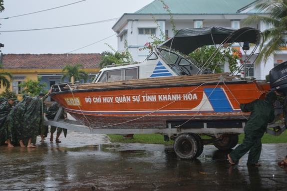 Quân dân Khánh Hòa chủ động chống bão