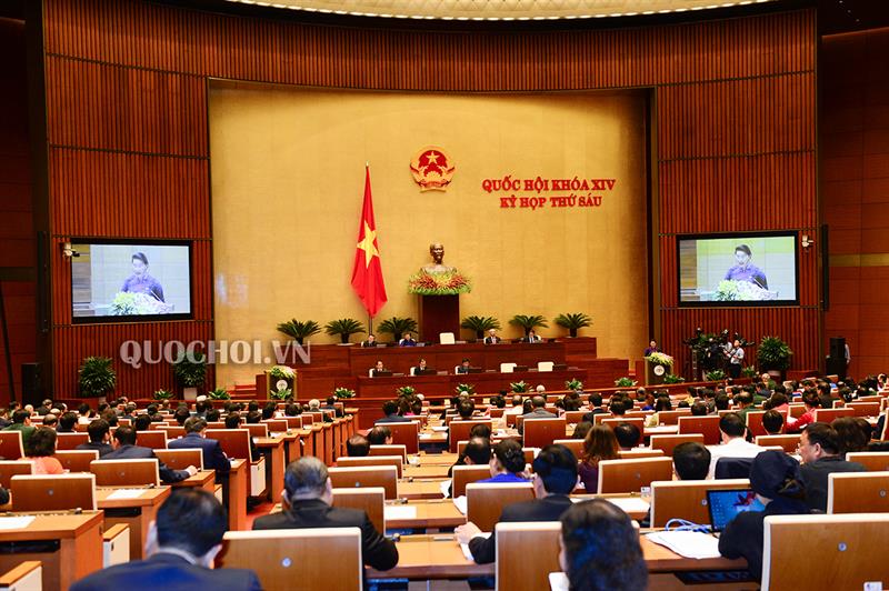 PHÁT BIỂU KHAI MẠC KỲ HỌP THỨ 6, QUỐC HỘI KHÓA XIV CỦA CHỦ TỊCH QUỐC HỘI NGUYỄN THỊ KIM NGÂN