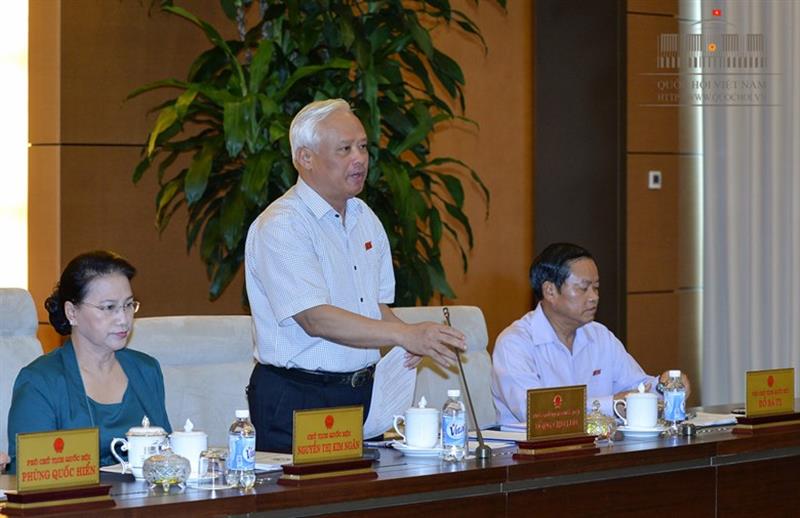 Ủy ban thường vụ Quốc hội cho ý kiến về các báo cáo về công tác giải quyết khiếu nại, tố cáo năm 2017