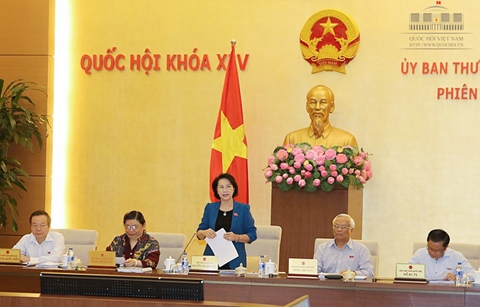 Khai mạc phiên họp thứ ba của Ủy ban Thường vụ Quốc hội