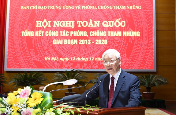 Tiếp tục đẩy mạnh phòng, chống tham nhũng với quyết tâm cao hơn, mạnh mẽ hơn, hiệu quả hơn (*)