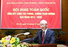 Tiếp tục đẩy mạnh phòng, chống tham nhũng với quyết tâm cao hơn, mạnh mẽ hơn, hiệu quả hơn (*)