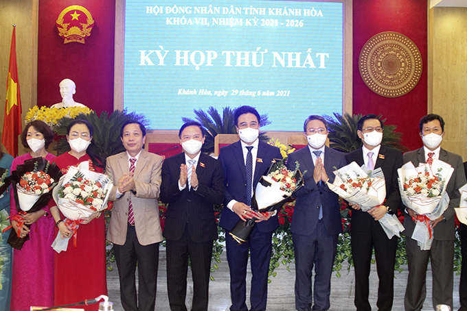 Bầu các chức danh lãnh đạo HĐND tỉnh, UBND tỉnh Khánh Hòa khóa VII, nhiệm kỳ 2021-2026