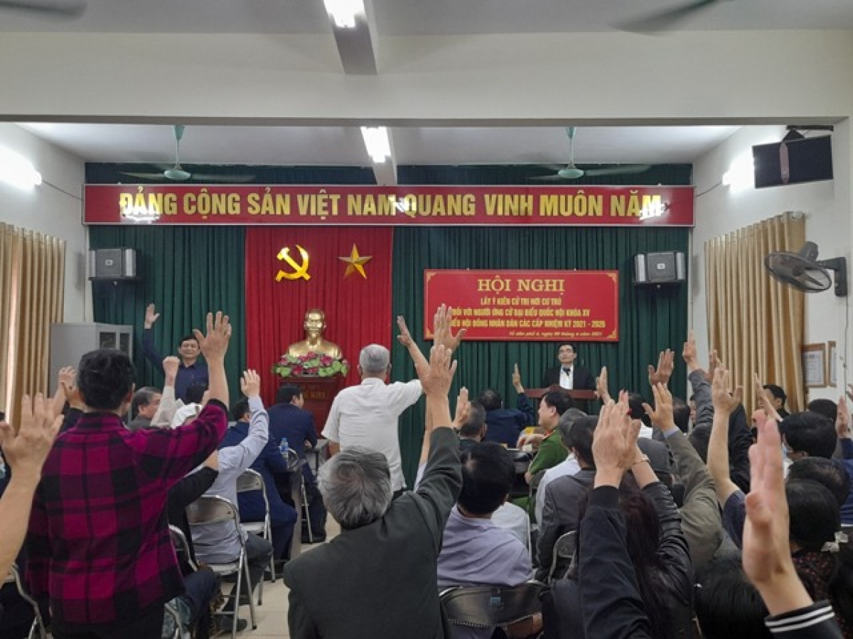Hội nghị cử tri nơi cư trú - Thử thách đầu tiên đối với các ứng cử viên