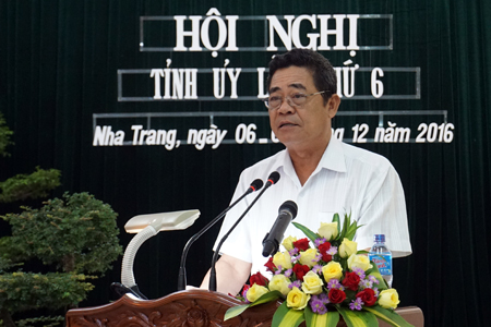 Khai mạc Hội nghị Tỉnh ủy Khánh Hòa lần thứ 6