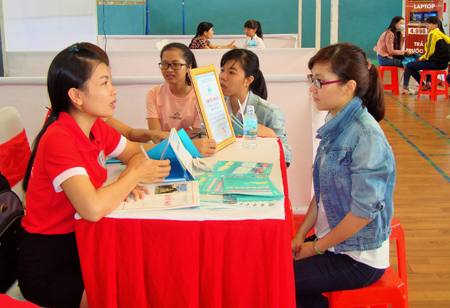 Gần 1.000 sinh viên tham gia Ngày hội tuyển dụng