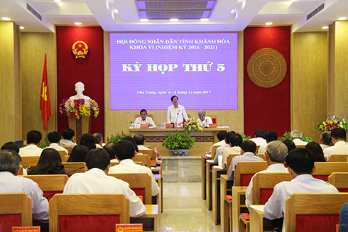 Ngày làm việc thứ 2, kỳ họp thứ 5 HĐND tỉnh Khánh Hòa khóa VI