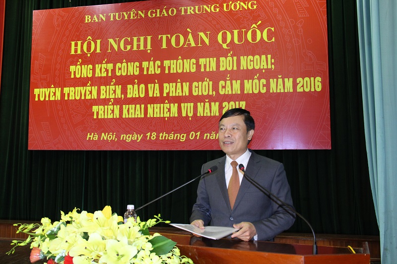 Tăng cường hiệu quả công tác thông tin đối ngoại, tuyên truyền biển, đảo và phân giới, cắm mốc