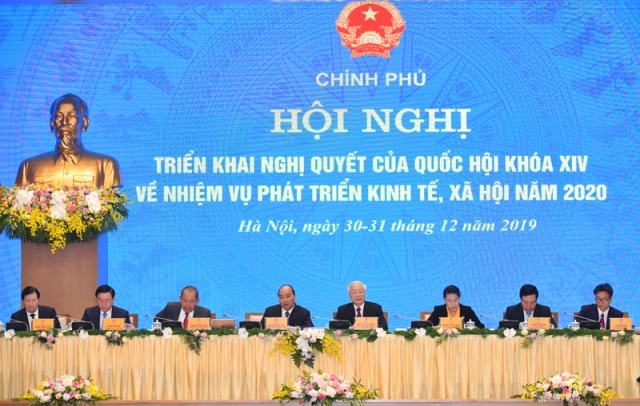 Chính phủ tổ chức hội nghị trực tuyến với các địa phương triển khai nhiệm vụ năm 2020