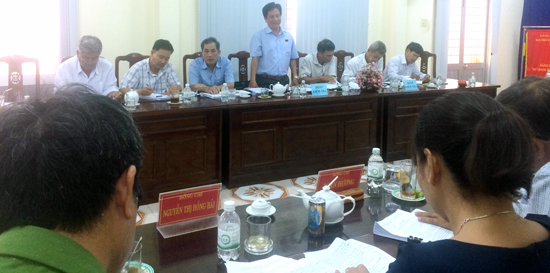 Kiểm tra thực hiện Chỉ thị số 05 gắn với Nghị quyết Trung ương 4 khóa XII về xây dựng Đảng tại Thị ủy Ninh Hòa