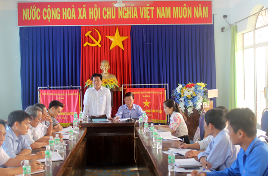 Thị trấn Vạn Giã cần chú trọng công tác xây dựng Đảng, quan tâm xây dựng thị trấn theo tiêu chí đô thị văn minh