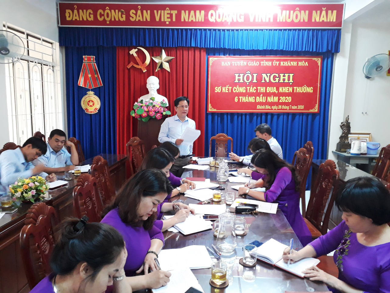 Ban Tuyên giáo Tỉnh ủy tổ chức Hội nghị sơ kết công tác thi đua,          khen thưởng 6 tháng đầu năm 2020 