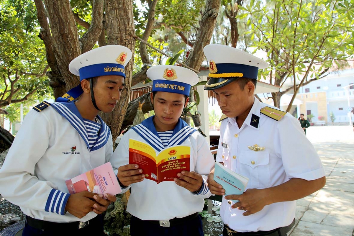 Quân, dân Trường Sa sẵn sàng cho ngày bầu cử