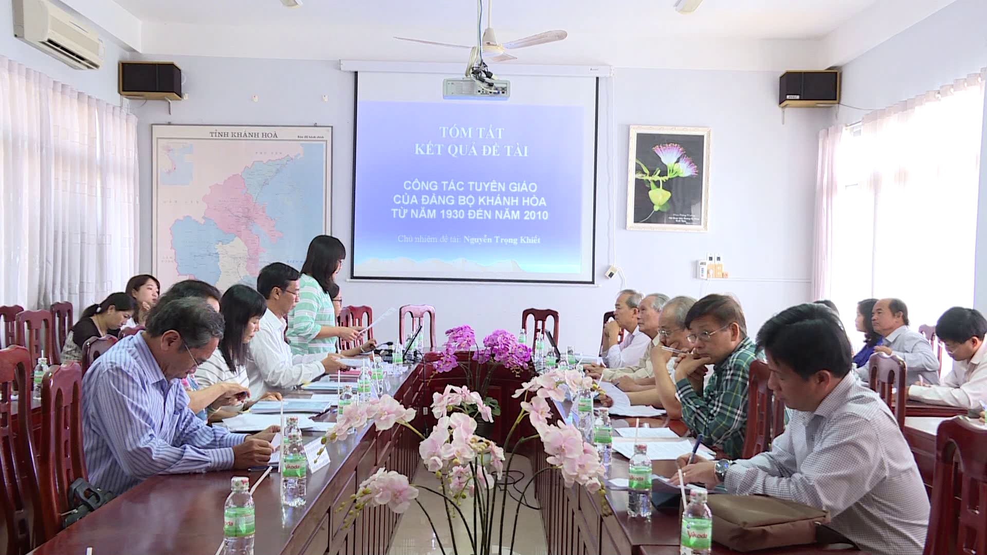 Nghiệm thu Đề tài "Công tác tuyên giáo của Đảng bộ Khánh Hòa từ năm 1930 đến 2010"