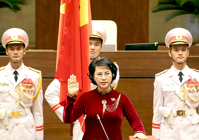 Lễ tuyên thệ nhậm chức của Chủ tịch Quốc hội