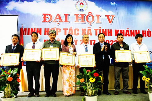 Đại hội Liên minh Hợp tác xã tỉnh Khánh Hòa lần thứ V
