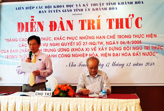Diễn đàn trí thức lần thứ hai năm 2018