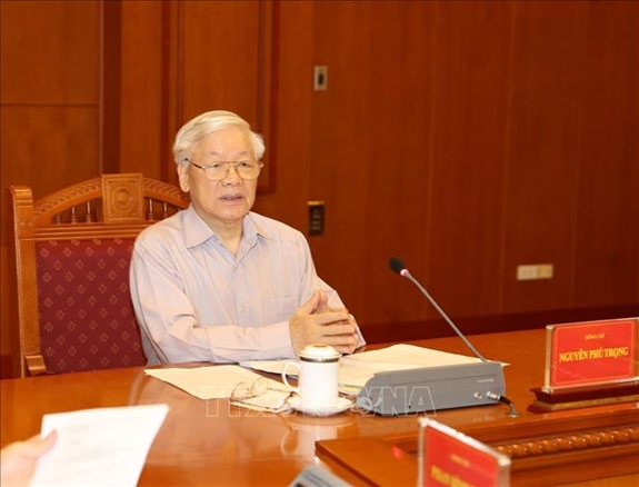 Tổng Bí thư, Chủ tịch nước Nguyễn Phú Trọng chủ trì họp Thường trực Ban Chỉ đạo Trung ương về phòng, chống tham nhũng