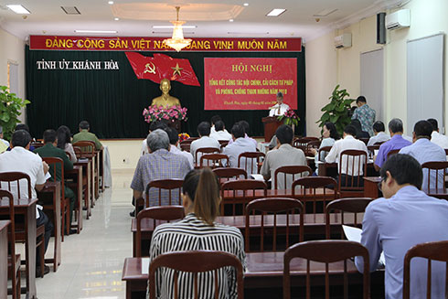 Tổng kết công tác nội chính năm 2019