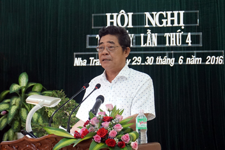 stt-Khai mạc Hội nghị Tỉnh ủy Khánh Hòa lần thứ 4