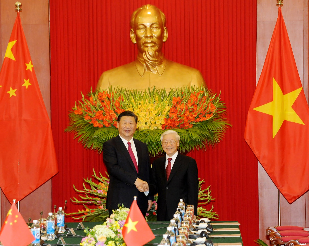 Tổng Bí thư Nguyễn Phú Trọng hội đàm với Tổng Bí thư, Chủ tịch Trung Quốc Tập Cận Bình