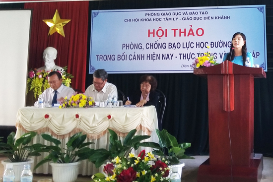 Diên Khánh: Tổ chức Hội thảo phòng, chống bạo lực học đường