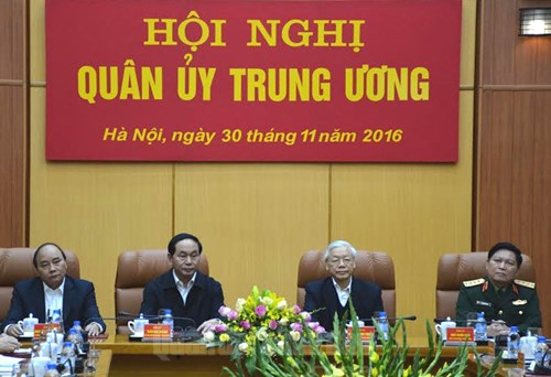 Xây dựng Nghị quyết lãnh đạo thực hiện nhiệm vụ quân sự, quốc phòng và công tác xây dựng Đảng bộ Quân đội năm 2017