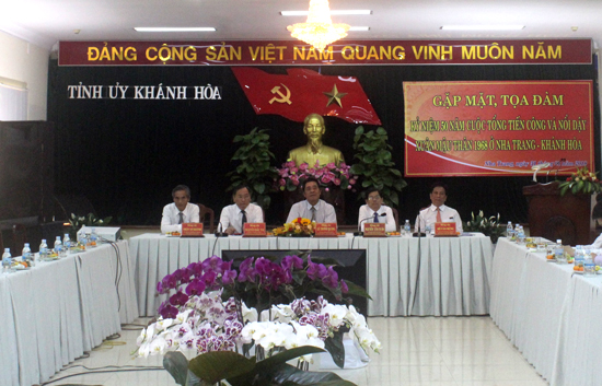 Gặp mặt, tọa đàm Kỷ niệm 50 năm cuộc Tổng tiến công và nổi dậy Xuân Mậu Thân 1968 ở Nha Trang – Khánh Hòa