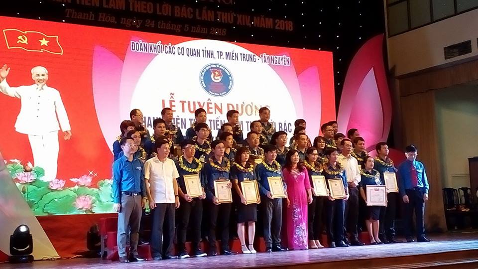 2 đoàn viên Khối các cơ quan tỉnh Khánh Hòa được tuyên dương Thanh niên tiên tiến làm theo lời Bác 