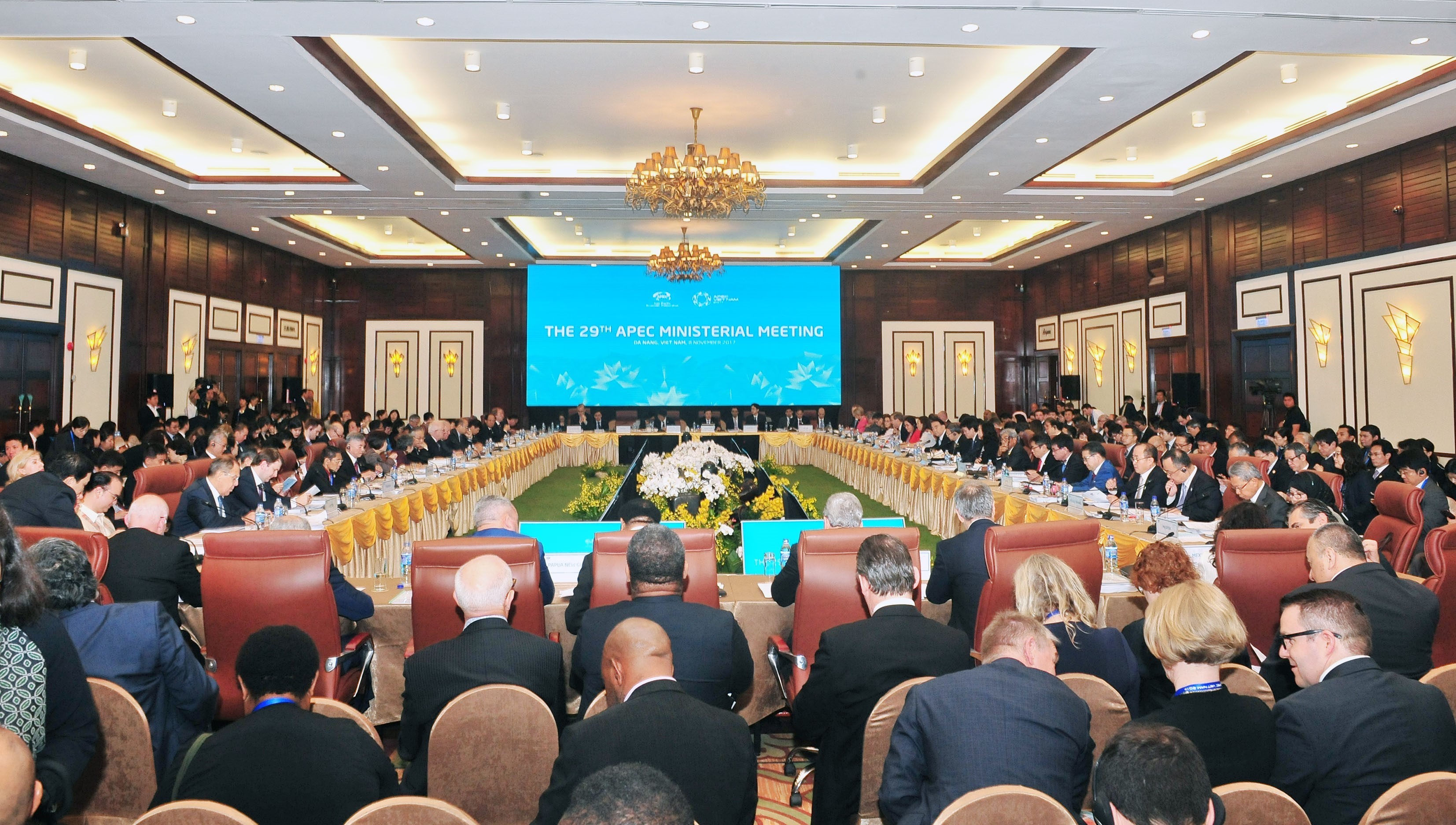 Kết thúc ngày làm việc đầu tiên Hội nghị liên Bộ trưởng Ngoại giao - Kinh tế APEC lần thứ 29
