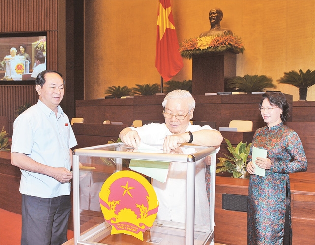Bầu Chủ tịch Quốc hội, Phó Chủ tịch Quốc hội, Ủy viên Ủy ban Thường vụ Quốc hội khóa XIV