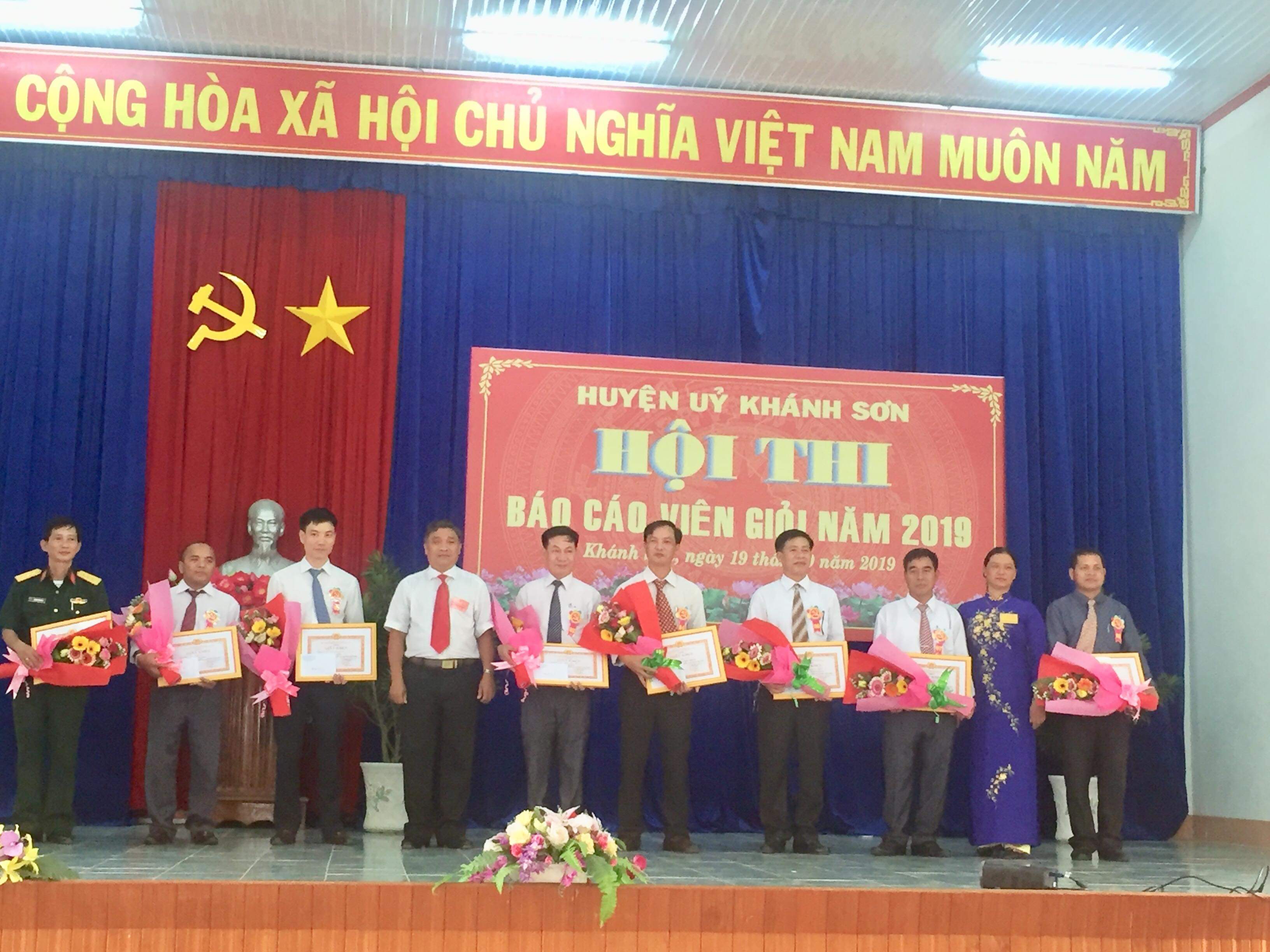 Huyện ủy Khánh Sơn tổ chức Hội thi Báo cáo viên giỏi năm 2019