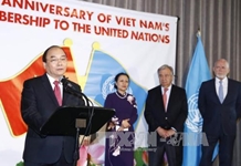Thủ tướng Nguyễn Xuân Phúc hội đàm với Tổng thư ký Liên hợp quốc và tham dự Lễ kỷ niệm 40 năm Việt Nam gia nhập Liên hợp quốc