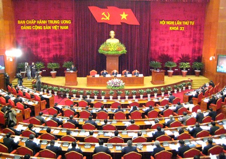 Nghị quyết Hội nghị lần thứ tư (khóa XII) về một số chủ trương, chính sách lớn nhằm tiếp tục đổi mới mô hình tăng trưởng, nâng cao chất lượng tăng trưởng, năng suất lao động, sức cạnh tranh của nền kinh tế